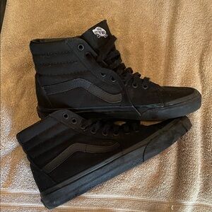 Vans Women's Black High-Top Sneakers